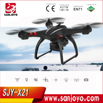 Quadcopter Bayangtoys X21 Wifi FPV Brushless GPS com Câmera Gimbal 1080P Função Follow Me Surround SJY-X21